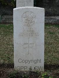 Salonika (Lembet Road) Military Cemetery - Hayes, P